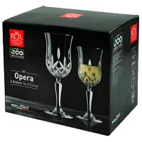 Набор стаканов RCR Opera 0.16л / Хрусталь / Прозрачный photo 4