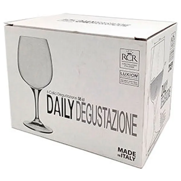 Set de pahare RCR Daily 0.58l / Cristal / Transparent photo 3