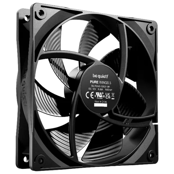 Ventilator de carcasă Be quiet! Pure Wings 3 Hidrodinamic/ 1200 rpm photo 2