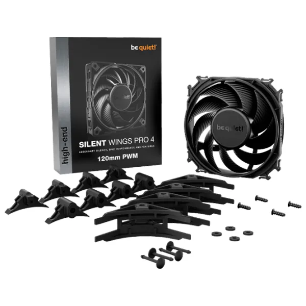 Ventilator de carcasă Be quiet! Silent Wings Pro 4 Hidrodinamic/ 3000 rpm photo 5