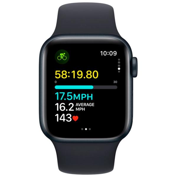 Умные часы Apple Watch SE Gen2 2023  1.57" / 40 мм / Черный - Midnight Sport / MR9X3QR/A photo 6 Умные часы Apple Watch SE Gen2 2023  1.57" / 40 мм / Черный - Midnight Sport / MR9X3QR/A photo 6