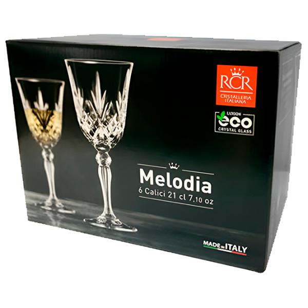 Set de pahare RCR Melodia 0.21l / Cristal / Transparent photo 3