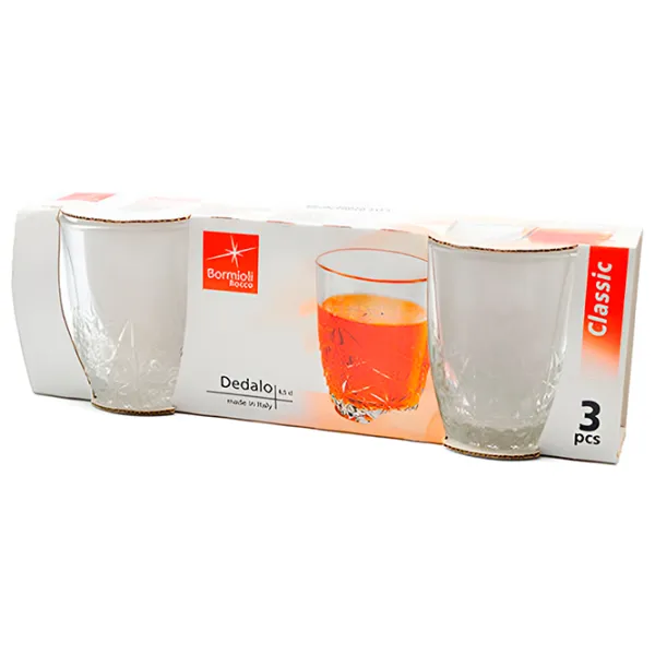 Set de pahare Bormioli Rocco Dedalo 0.085l / Sticlă / Transparent photo 3 Set de pahare Bormioli Rocco Dedalo 0.085l / Sticlă / Transparent photo 3