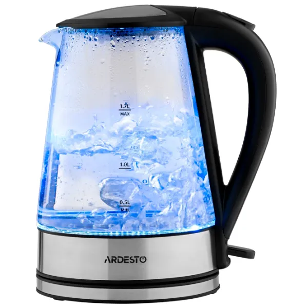 Ceainic electric Ardesto EKL-F110 1.7l / Ascuns / Black photo 2 Ceainic electric Ardesto EKL-F110 1.7l / Ascuns / Black photo 2