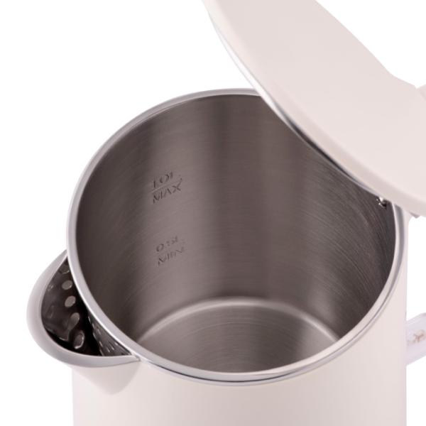 Ceainic electric Ardesto EKL-F1BG 1l / Ascuns / Beige photo 3