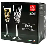 Набор стаканов RCR Etna 0.19л / Хрусталь / Прозрачный photo 3
