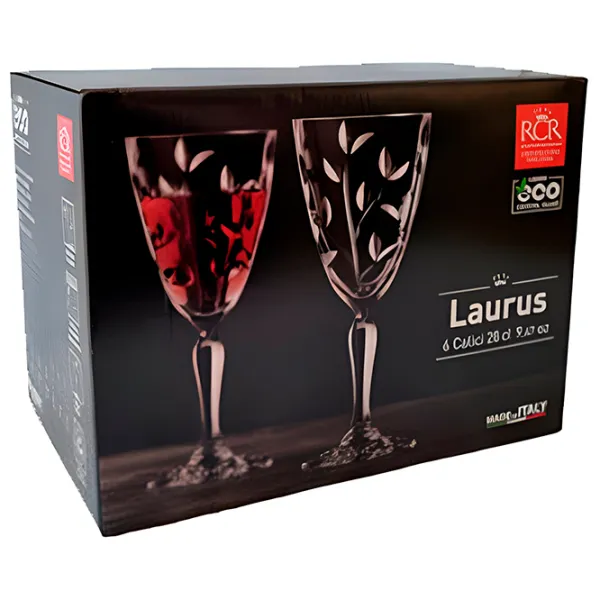 Set de pahare RCR Laurus 0.28l / Cristal / Transparent photo 2 Set de pahare RCR Laurus 0.28l / Cristal / Transparent photo 2