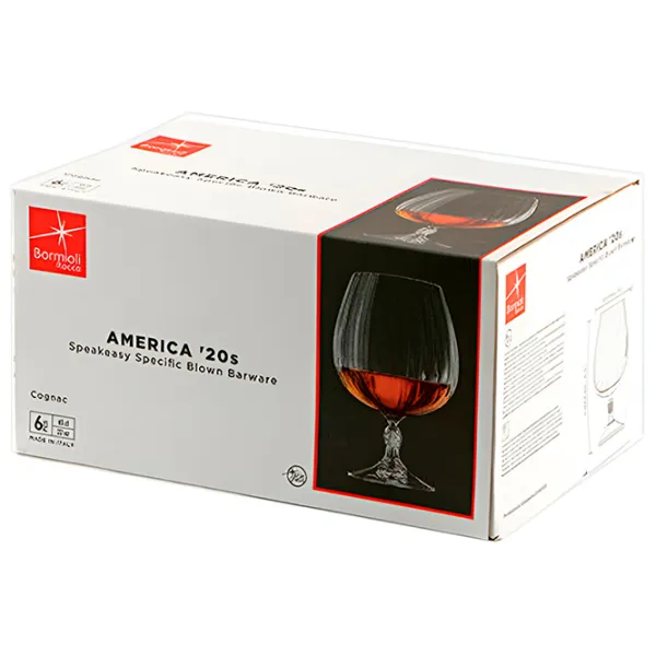 Set de pahare Bormioli Rocco America'20s 0.65l / Sticlă / Transparent photo 3