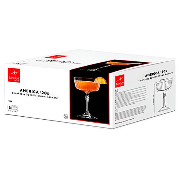 Набор стаканов Bormioli Rocco America'20s Fizz 0.275л / Стекло / Прозрачный photo 3