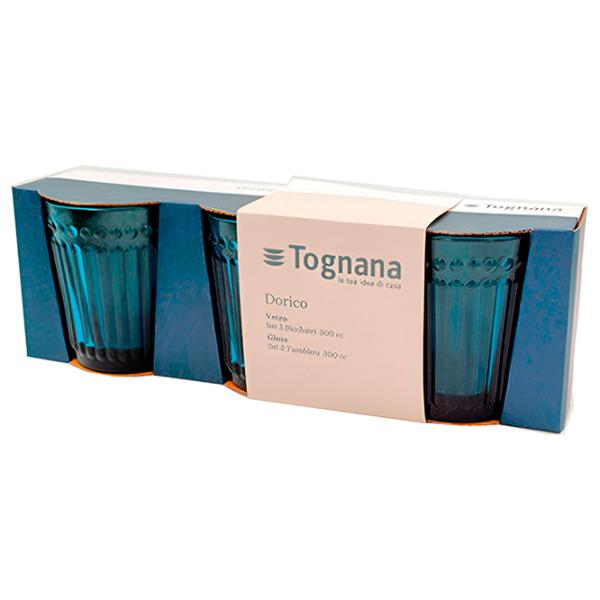 Set de pahare Tognana Dorico 0.31l / Sticlă / Blue photo 2