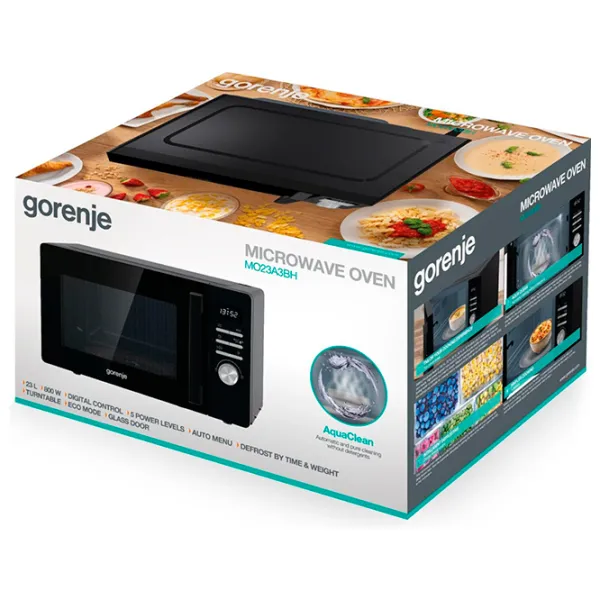 Cuptor cu microunde Gorenje MO23A3BH Standart/ 800 W/ Black photo 14