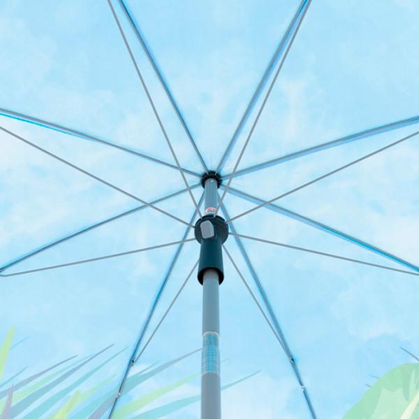 Umbrelă de grădină Worker FORMENTERA Blue photo 5