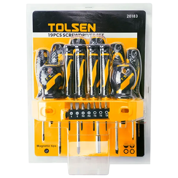 Набор отвёрток Tolsen 20183 Количество в наборе: 19 photo 2