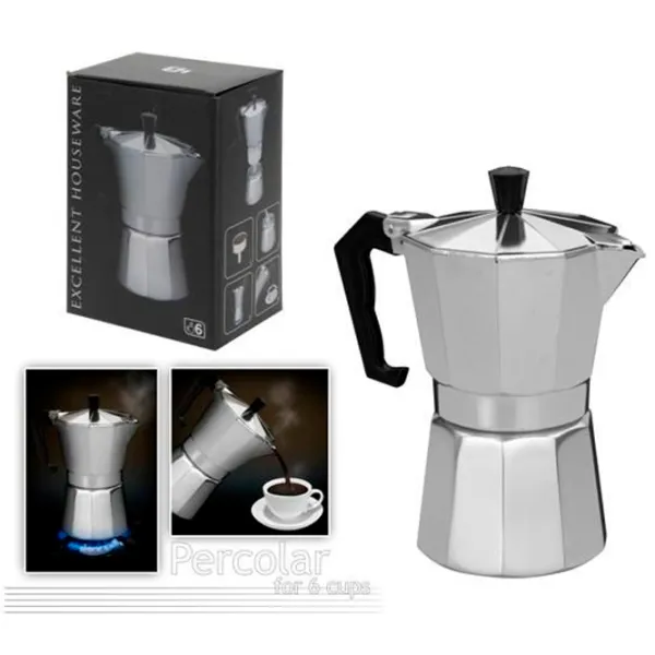 Cafetieră gheizer EH 03306 0.24l / Aluminiu / Inox photo 3