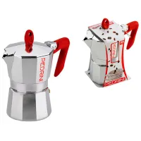 Cafetieră gheizer Pedrini 25648 0.15l / Aluminiu / Inox photo 2