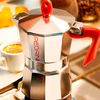 Cafetieră gheizer Pedrini 25648 0.15l / Aluminiu / Inox photo 3