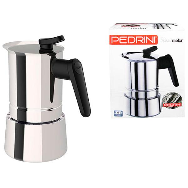 Cafetieră gheizer Pedrini 32520 0.3l / Oțel inoxidabil / Inox photo 3