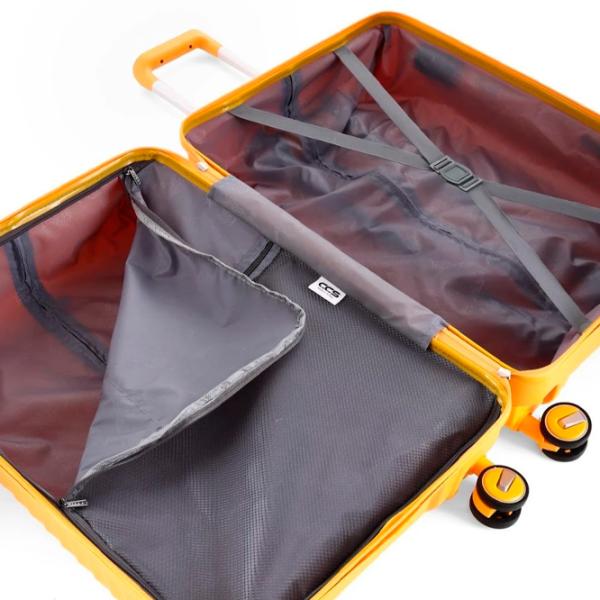 Чемодан CCS 5235 62л/ Желтый photo 5