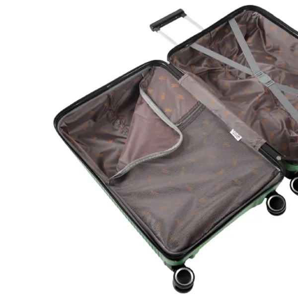 Чемодан CCS 5224 Set 105 л/ Metalic Зелёный photo 10 Чемодан CCS 5224 Set 105 л/ Metalic Зелёный photo 10