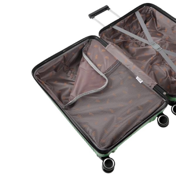 Чемодан CCS 5224 Set 105 л/ Metalic Зелёный photo 10 Чемодан CCS 5224 Set 105 л/ Metalic Зелёный photo 10