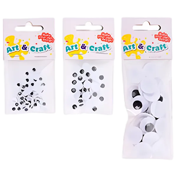 Set de creație Art&Craft Ochi mișcători 48035 6+/ Black White photo 3 Set de creație Art&Craft Ochi mișcători 48035 6+/ Black White photo 3