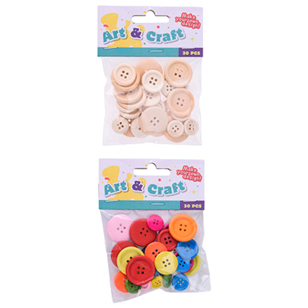 Креативный набор Art&Craft Пуговицы 48028 6+/ Разноцветный Разноцветный photo 2