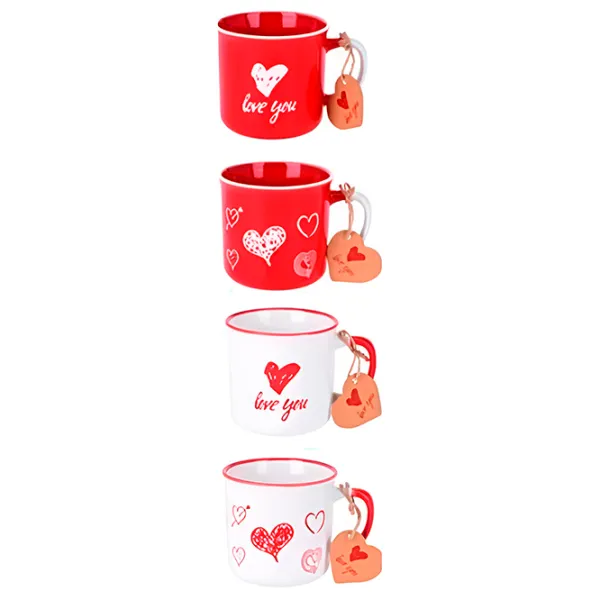 Cană Sf.Valentine Love 300 ml/ Porțelan/ Multicolor photo 2 Cană Sf.Valentine Love 300 ml/ Porțelan/ Multicolor photo 2