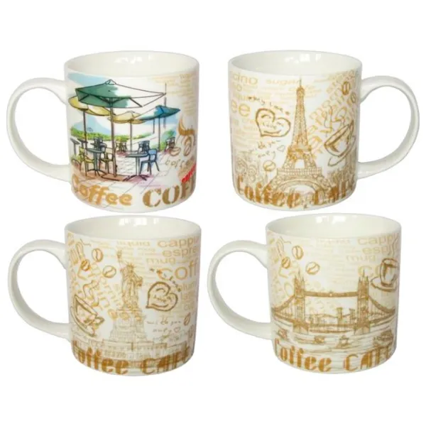 Кружка PS City-Coffe 380 мл/ Керамика/ Разноцветный photo 2 Кружка PS City-Coffe 380 мл/ Керамика/ Разноцветный photo 2