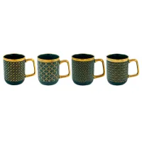Cană Gold 00804 350 ml/ Ceramică/ Multicolor photo 2