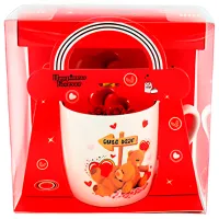 Кружка Sf.Valentine Медвежата 370 мл/ Керамика/ Разноцветный photo 3
