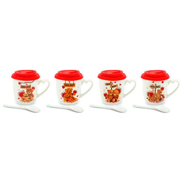 Cană Sf.Valentine Ursuleți 370 ml/ Ceramică/ Multicolor photo 2 Cană Sf.Valentine Ursuleți 370 ml/ Ceramică/ Multicolor photo 2