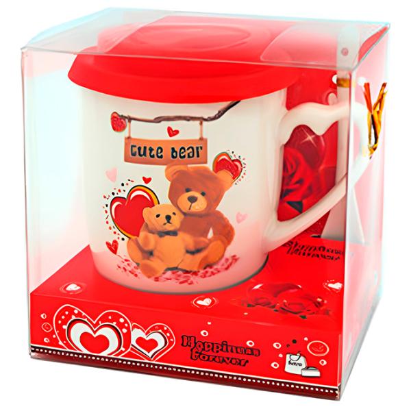 Cană Sf.Valentine Ursuleți 370 ml/ Ceramică/ Multicolor photo 3 Cană Sf.Valentine Ursuleți 370 ml/ Ceramică/ Multicolor photo 3