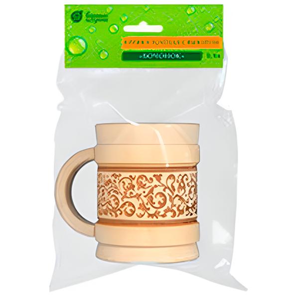 Cană PS Butoiaș 500 ml/ Lemn/ Natural Wood photo 3