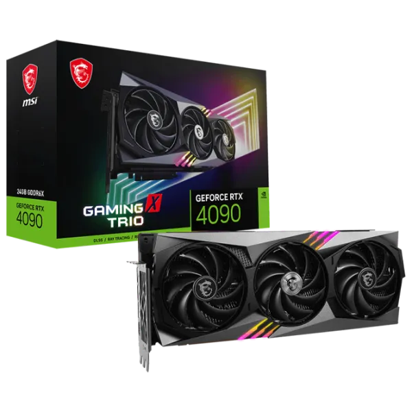Видеокарта MSI GeForce RTX 4090 GAMING X TRIO PCI Express x16 4.0 / 24 ГБ photo 5 Видеокарта MSI GeForce RTX 4090 GAMING X TRIO PCI Express x16 4.0 / 24 ГБ photo 5