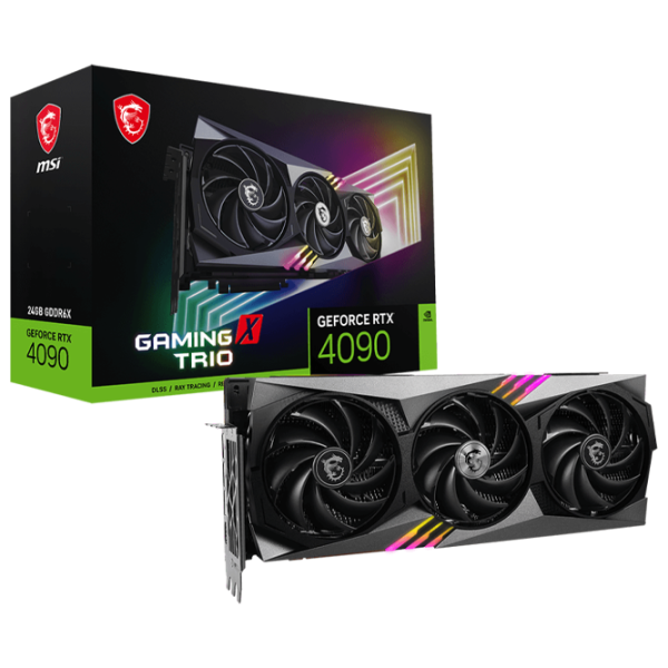 Видеокарта MSI GeForce RTX 4090 GAMING X TRIO PCI Express x16 4.0 / 24 ГБ photo 5 Видеокарта MSI GeForce RTX 4090 GAMING X TRIO PCI Express x16 4.0 / 24 ГБ photo 5