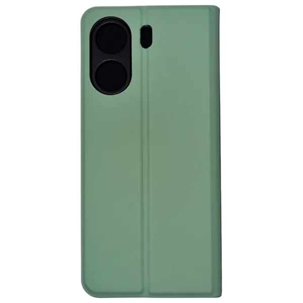 Чехол для смартфона Xiaomi Redmi 13C EVO/ Чехол книжка/ Экокожа/ Светлый Зелёный photo 3