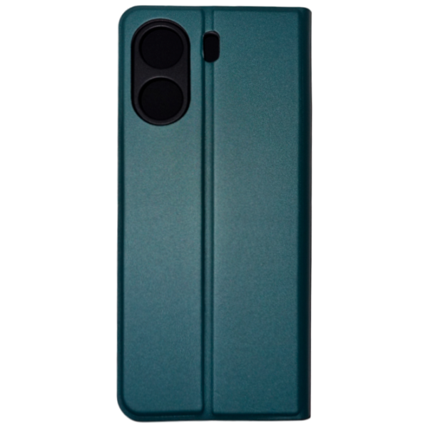 Чехол для смартфона Xiaomi Redmi 13C EVO/ Чехол книжка/ Экокожа/ Dark Зелёный photo 3