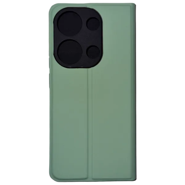 Чехол для смартфона Xiaomi Redmi Note 13 Pro 4G EVO/ Чехол книжка/ Экокожа/ Светлый Зелёный photo 3