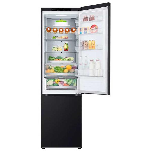 Frigider LG GBV5240CEP cu congelator jos 387 l / 203 cm / Black photo 3