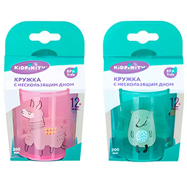 Cană Bytplast Kidfinity 200 ml/ Elastan/ Multicolor photo 2