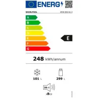 Frigider Whirlpool SP40 802 EU cu congelator jos 395 l / 193.5 cm / White photo 5