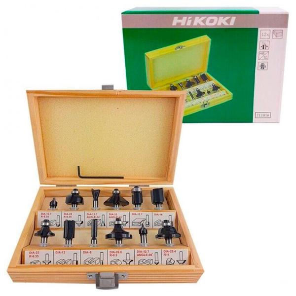 Set de freze Hikoki 500507 Oțel photo 4