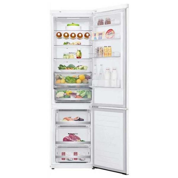 Frigider LG GBB72SWDMN cu congelator jos 384 l / 203 cm / White photo 4