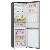Frigider LG GBB61PZJMN cu congelator jos 374 l / 186 cm / Inox photo 5