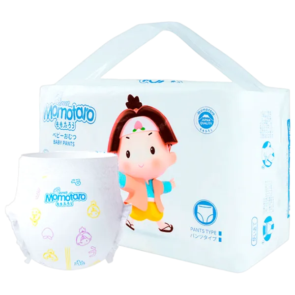 Scutece pentru copii Momotaro Pull-up pants L 9 - 14 kg/ 42 buc. photo 2
