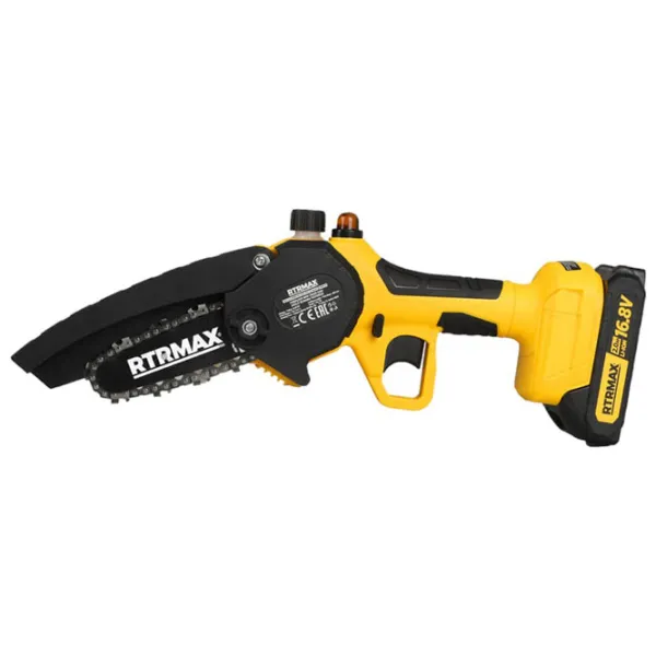 Fierăstrău cu lanţ RTRMAX RTM9120 cu acumulator/ Yellow photo 3