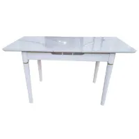 Masă de bucătărie extensibilă Magnus DT M7 PAL/ White photo 2