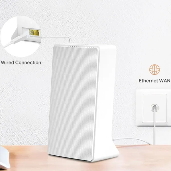 Wi-Fi Router Mercusys MB110-4G 300 Mbit/ s/ White photo 4