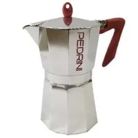 Cafetieră gheizer Pedrini 32577 / Aluminiu / Inox photo 2