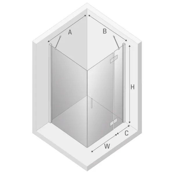 Душевая кабина New Trendy R D-0118A/ D-0084B Открытая кабина photo 4